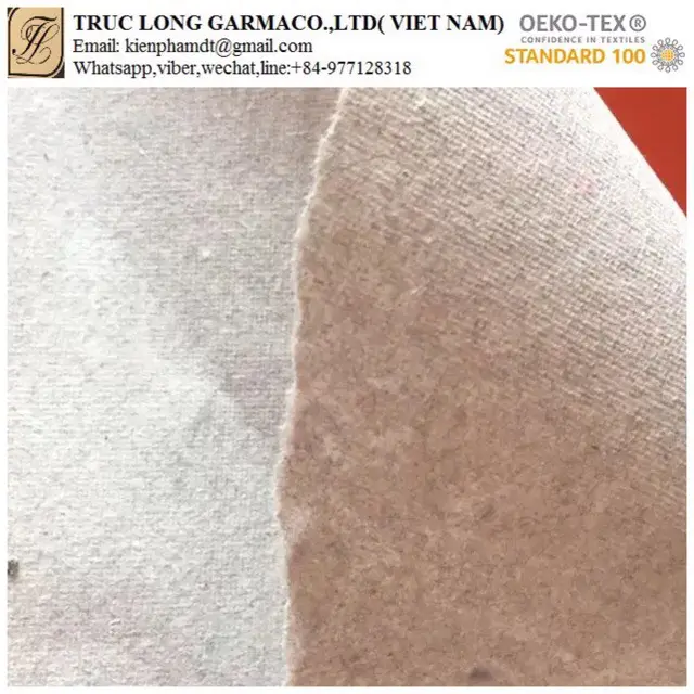 Nonwoven embroidery backing paper interlining fabric for high quality garment