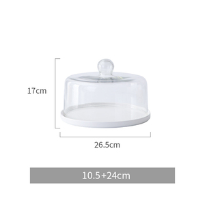 瓷器甜品桌陶瓷甜品盖子出售套装装饰蛋糕架婚礼 - Product Image 6