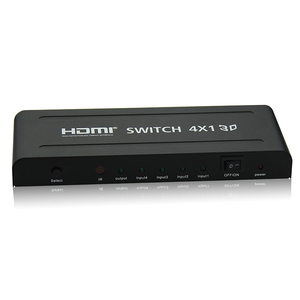 3D 4K <strong>HDMI</strong> <strong>Switch</strong>/Distributor 4x1 <strong>HDMI</strong> Switcher SPDIF Audio <strong>Output</strong> with Remote Power Adapter
