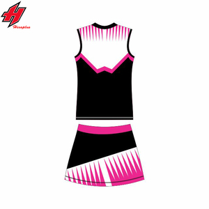 Blank Cheerleading Uniforms Custom Comfortable <strong>pink</strong> Cheerleading Uniforms New Style Custom Sublimated Cheerleading Uniforms - Product Image 2