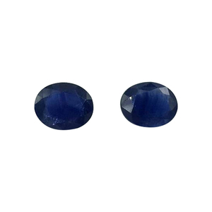 En çok satan safir Oval Faceted 9X7 ile 2 adet 3.78 karat değerli yakut taş toplu ihracatçı hindistan - Product Image 1