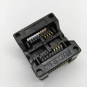 Taidacent 8 Pin 1,27mm paso OTS-20-1.27-01 bloque de prueba zócalo Chip programador adaptador Envejecimiento de prueba SOP8 hembra - Product Image 3