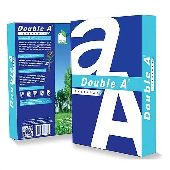 Papel de cópia de papel a4 duplo, branco brilhante de alta qualidade 70 75 80 gsm