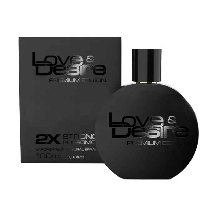 LOVE DESIRE Black Edition Parfüm mit Pheromon für Männer Produkt Bestseller EU Made Feromon Parfüm Attraktion Aphrodisiakum