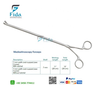 Bán buôn Fida Hướng dẫn sử dụng thoracoscopy dụng cụ mới khan decortication Grasper chất lượng tốt thép không gỉ <span class=keywords><strong>vats</strong></span> <span class=keywords><strong>lobectomy</strong></span> - Product Image 4