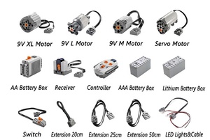 DIYmall for Le.goeds Building Block MOC Technics Parts AA Battery Box Train Power <strong>Function</strong> M L XL Motor for <strong>RC</strong> <strong>Car</strong> - Product Image 2