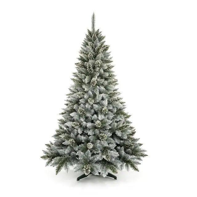 Árvores de Natal Polônia estilo inverno Pinho Artificial exclusivo com decoração 1,2m - 2,8m Novo modelo mais quente 2024