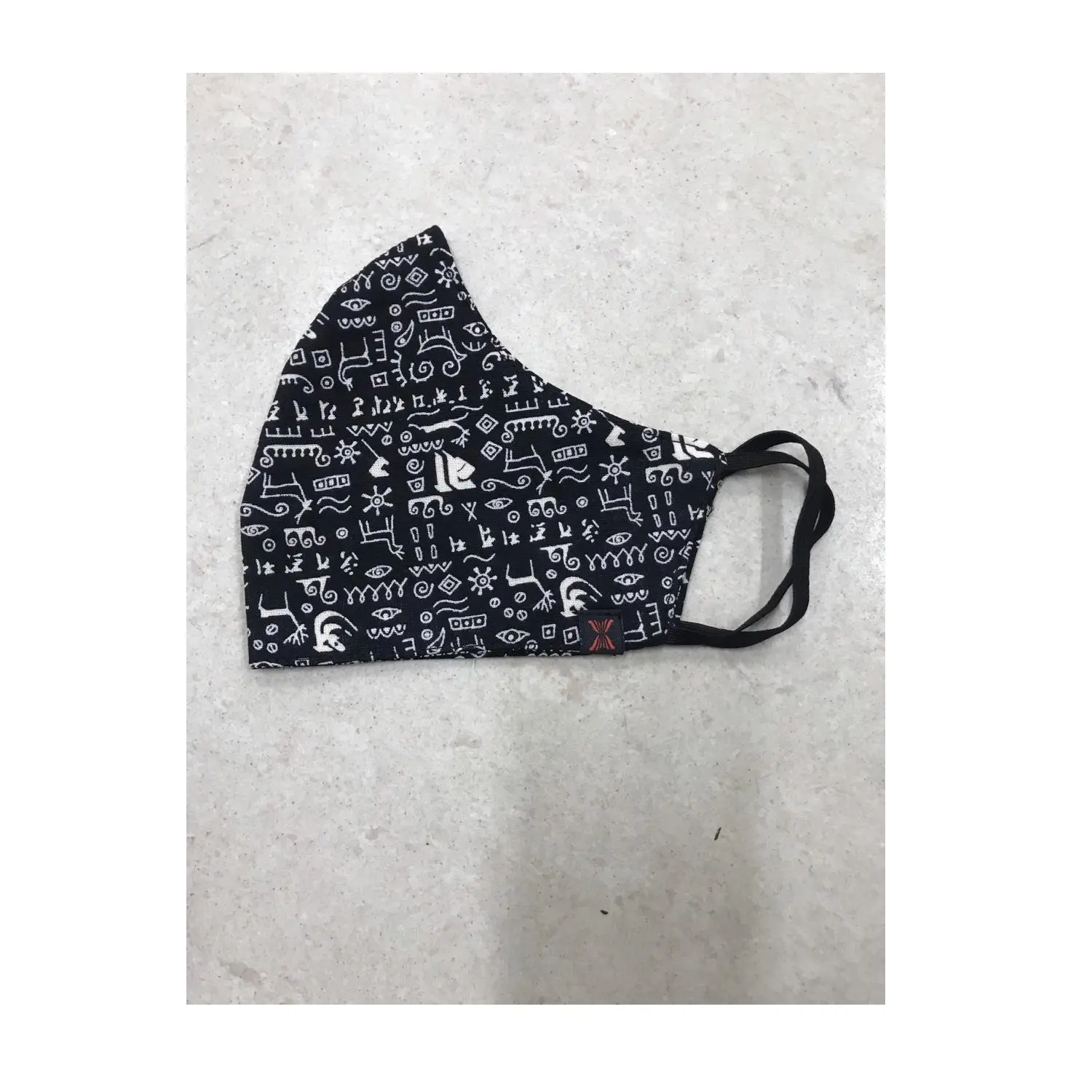 Mask- Cotton Face Reusable Custom Print Dustproof Cloth Mouth Mask- Anti Dust 5 Layer Cotton - Printed - Made In India