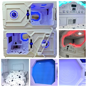 Kapsel bett der Wimi Stars dove Galaxy-Serie mit strap azier fähigem ABS-Material - Product Image 2