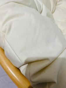 Endonezya'dan yastık ile doğal rattan papasan sandalye - Product Image 3