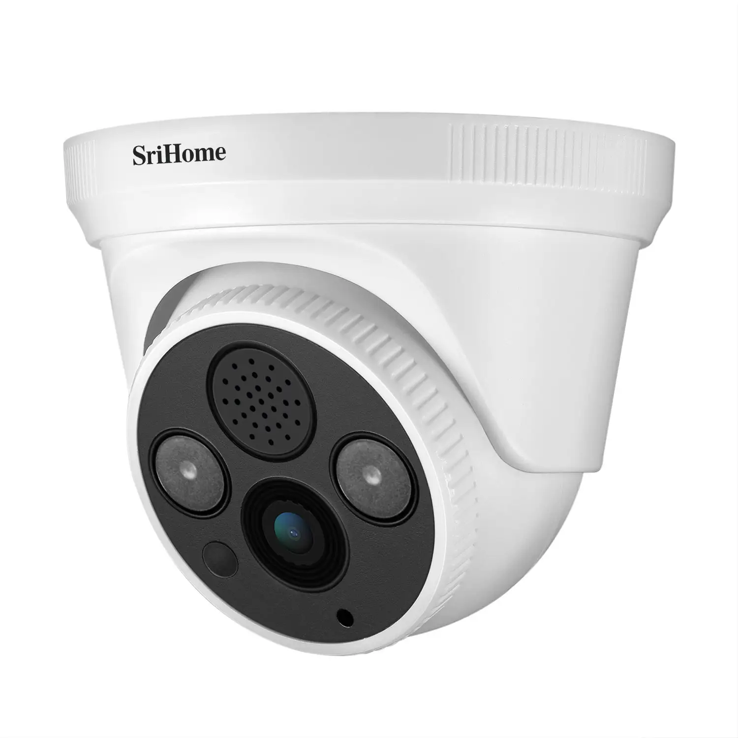 Srihome SH030 h.264 güvenlik ip kamera monitörü seti dome wifi sensörü gece lambası cctv güvenlik kamera sistemi