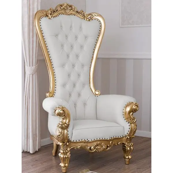 Sofá de boda para novia, muebles de alta Realeza, silla de trono de rey