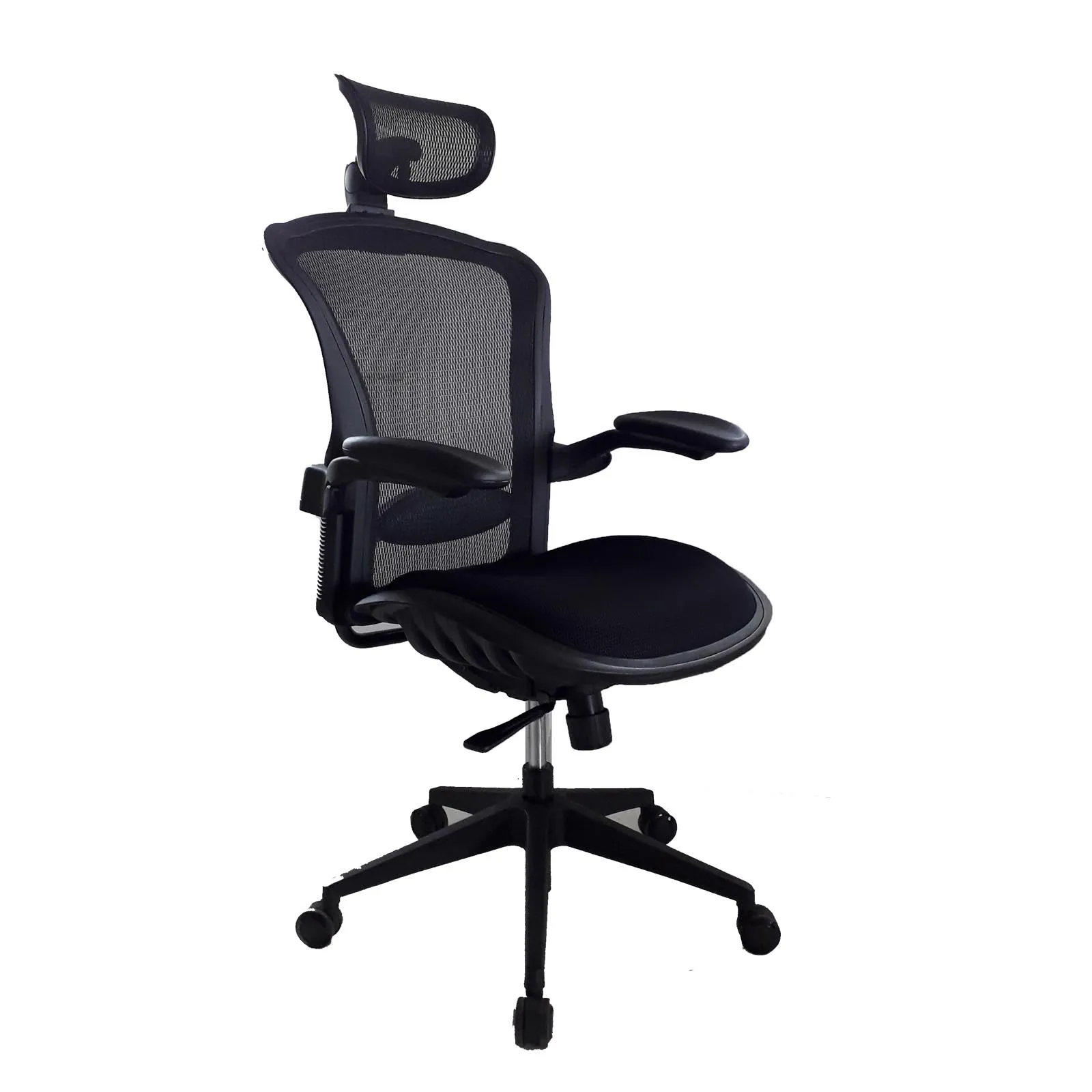 Ofis mobilyaları ayarlanabilir örgü döner ergonomik yüksek arka ofis koltuğu