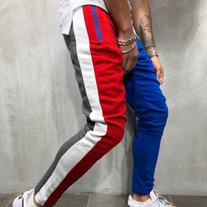 กางเกงสเวตเตอร์สำหรับผู้ชายมีหลายสีลายพิมพ์โลโก้วัสดุขนแกะทนทาน - Product Image 2