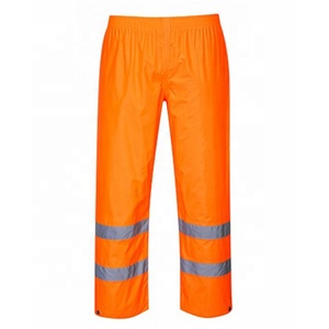 High Visibility Bib Pant Safety Rain Gear, Hi Vis, Waterproof, <strong>Reflective</strong>, Work Overalls for Men - Product Image 4