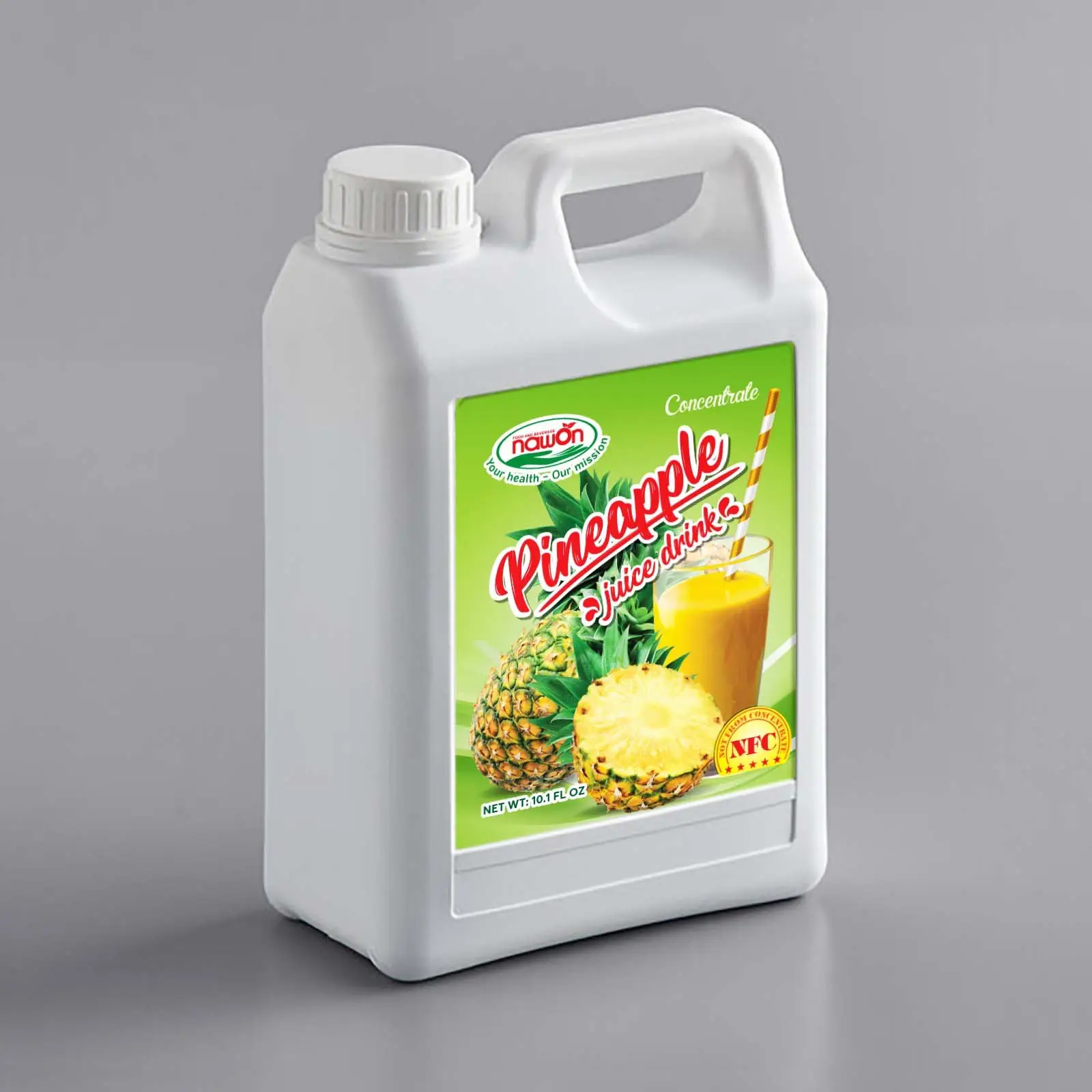 Concentrato di succo di frutta all'ananas NAWON 2L OEM ODM concentrato di succo di anguria da 100% frutta non da concentrato HACCP