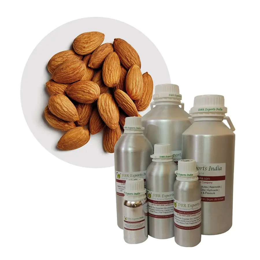Minyak Almond pemeras dingin minyak Almond manis dari grosir India minyak Almond manis