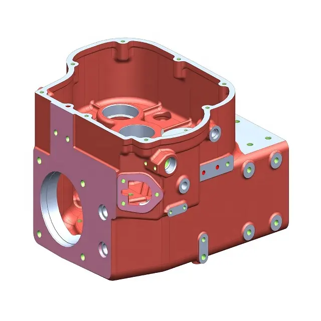 Caja de manivela de motor mecanizado cnc de alta calidad, placa de peso de hierro fundido, servicios de fundición de metal