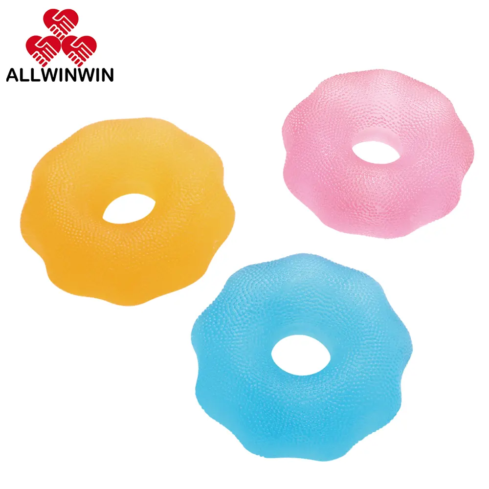 ALLWINWIN HEB14 Hand Exercise Ball - Donut TPR Therapy Stress Squeeze