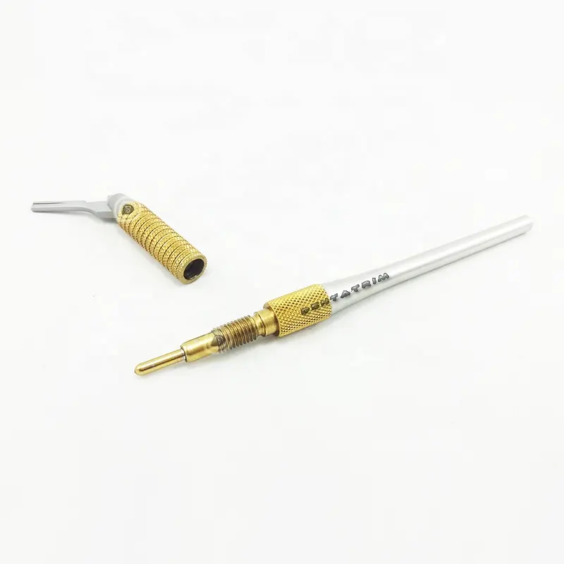 Private Label Dental Surgical Scalpel Handle Adjustable Round Scalpel Handle CE PK 5 Years Dental Surgical Instruments