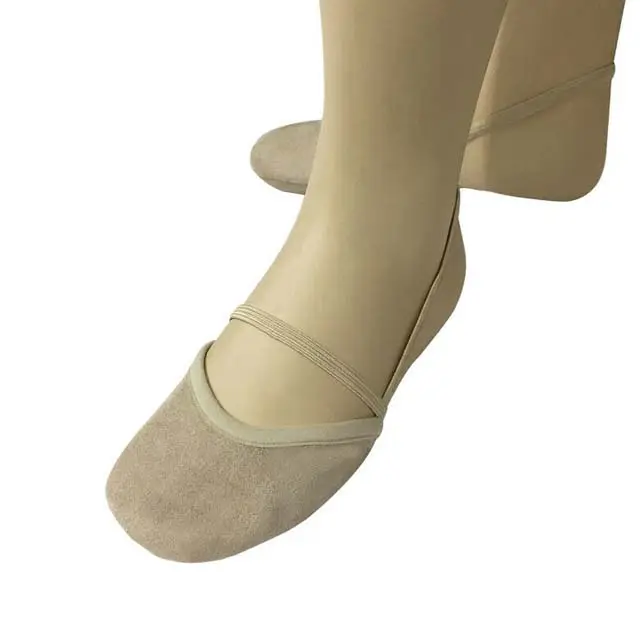 カスタマイズ可能な新体操ソフトハーフシューズ職業ダンス競技靴