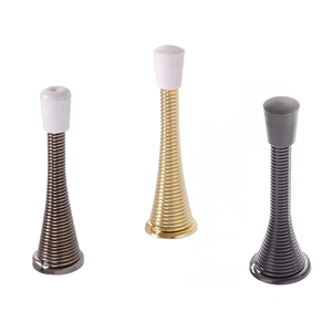 Cửa Stopper 3-Inch Trumpet Mùa Xuân Linh Hoạt Bảo Vệ Bức Tường Màu Đen Mờ - Product Image 1