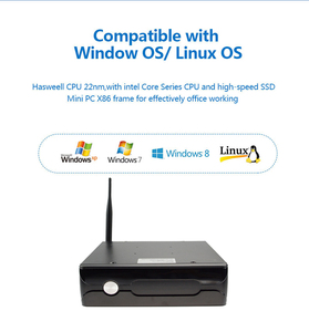 En-tel mini computadora Mini SISTEMA DE Barebones escritorio I7 IPC ordenador Industrial barebones i5 thin PC mini PC sin ventilador - Product Image 5