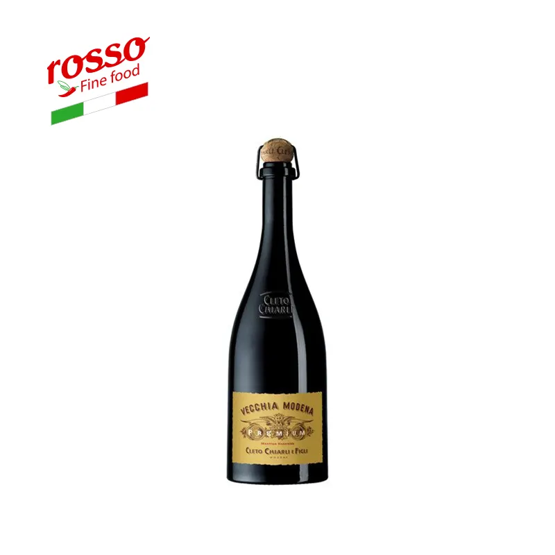 Vin Lambrusco Di Sorbara - Made in Italy Chiarli 1860 Rouge Premium 0.75 L Vin Mousseux pour Table Vin Demi-Sec 11% d'alcool