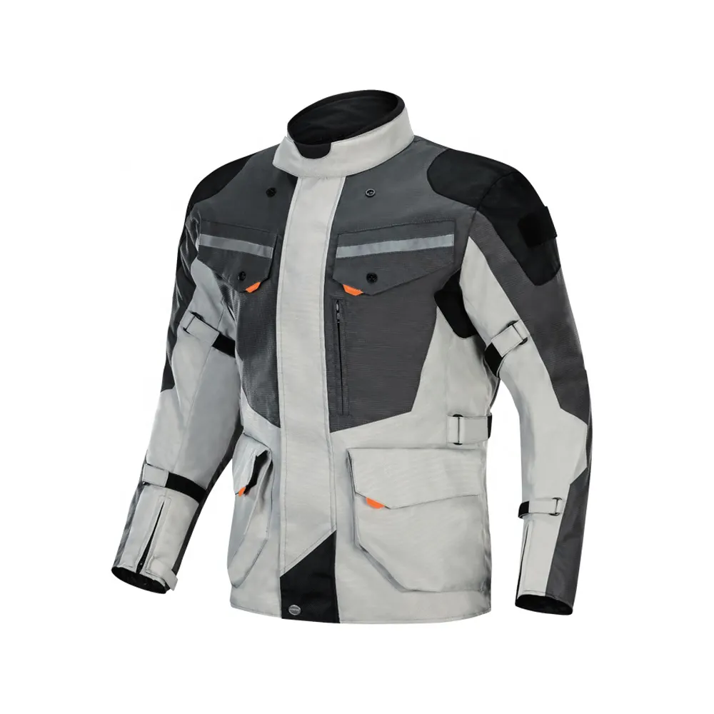 Giacca da equitazione in tessuto per moto su misura giacca da corsa Super Speed con protezioni e fodera antivento