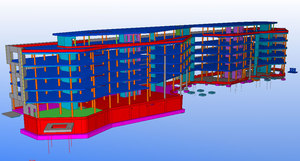 Exposiciones de flexión pesada con sede en Vietnam Servicio de diseño estructural de acero para proyectos civiles de varios tipos Material de acero al carbono - Product Image 5