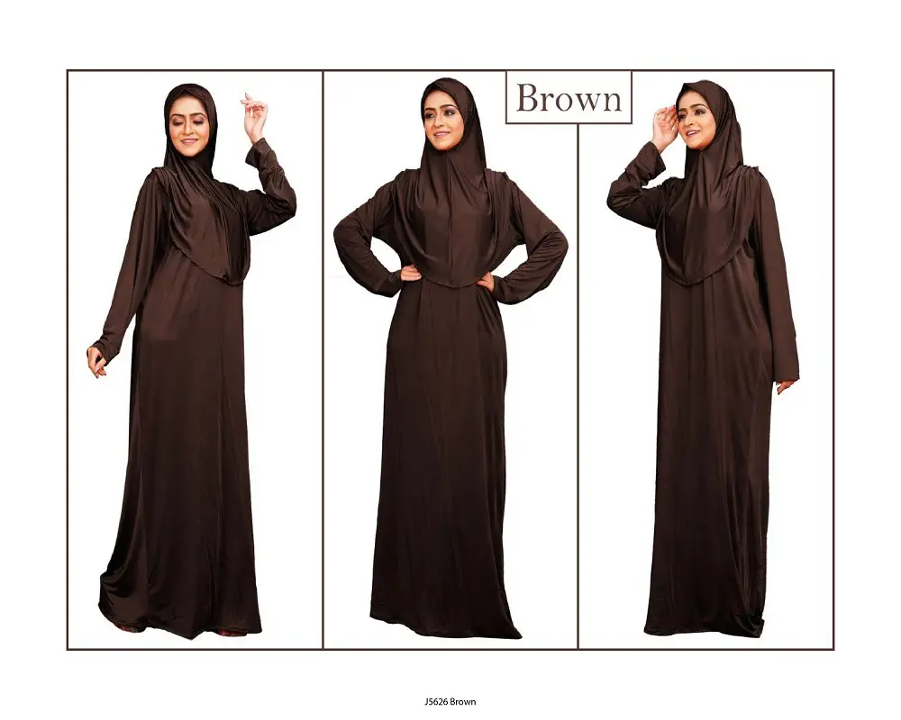Đồng Bằng Dài Phụ Nữ Hồi Giáo Mặc Abaya Burqa Với Ngay Lập Tức Phong Cách Hijab Thiết Kế Nhà Sản Xuất Burkha