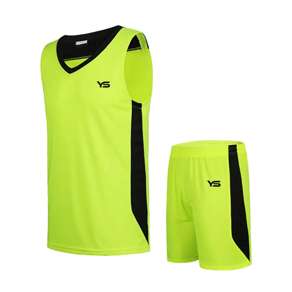 Kit de uniforme de basquete, de alta qualidade, subolmated, com camisa de manga curta, com estampa de fantasia, conjunto curto para equipe de clube