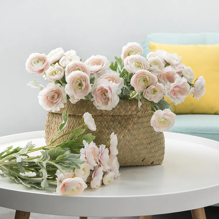 卸売英国米国市場シルク素材結婚式のバラ花家の壁の装飾造花