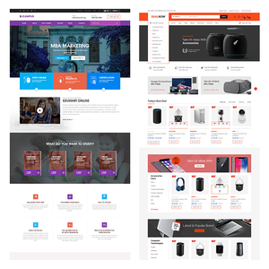 Web sitesi tasarımı pazarlamacılar Web tasarımcısı ve geliştiriciler Wordpress B2C Online alışveriş PHP e-ticaret uygulaması Webshop geliştirme