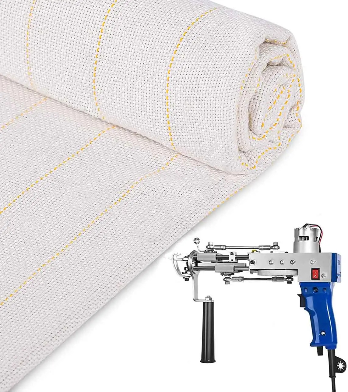 Pano monges para tapete agulha perfurada bordado, tufos e material manual 100% tecido poli reutilizável mais vendido