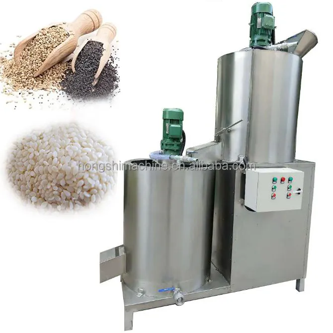 Maquinaria automática de Peeling de sésamo, máquina de lavado y pelado de semillas de sésamo negro, 300kg