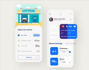 Auto waschanlage On Demand App Design | Android/IOS Wasch service App Design | Entwicklung der Fahrzeug wasch-App - Product Image 4