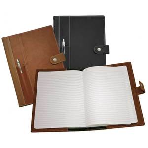 Soft Cover A5 Leather <strong>Notebook</strong> <strong>with</strong> Pen / Custom High Quality Leather Cover <strong>Notebook</strong> <strong>with</strong> <strong>Elastic</strong> Band - Product Image 1