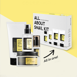 Korean Cosmetic All About Snail Kit <strong>4</strong>-step Korean <strong>Skin</strong> <strong>Care</strong> Snail Mucin Gift Set Repairing Recovering - Product Image 5