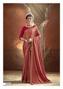 Moda sıradan fantezi kumaş Sari düğün parti için pakistan Saree koleksiyonu toptan Surat hindistan benzersiz tasarım - Product Image 5