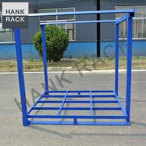 Sistema de almacenamiento de palés apilables, estante de almacenamiento de metal para transporte de almacén industrial - Product Image 2