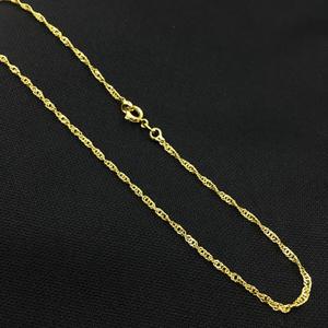 18k גולדפילד חבל שרשרת