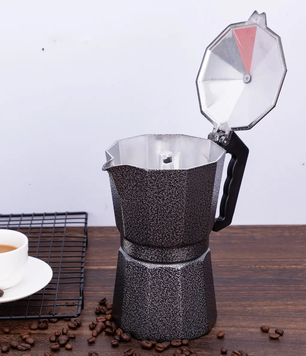휴대용 알루미늄 대형 야외 이탈리아 주전자 메이커 에스프레소 모카 터키 커피 포트