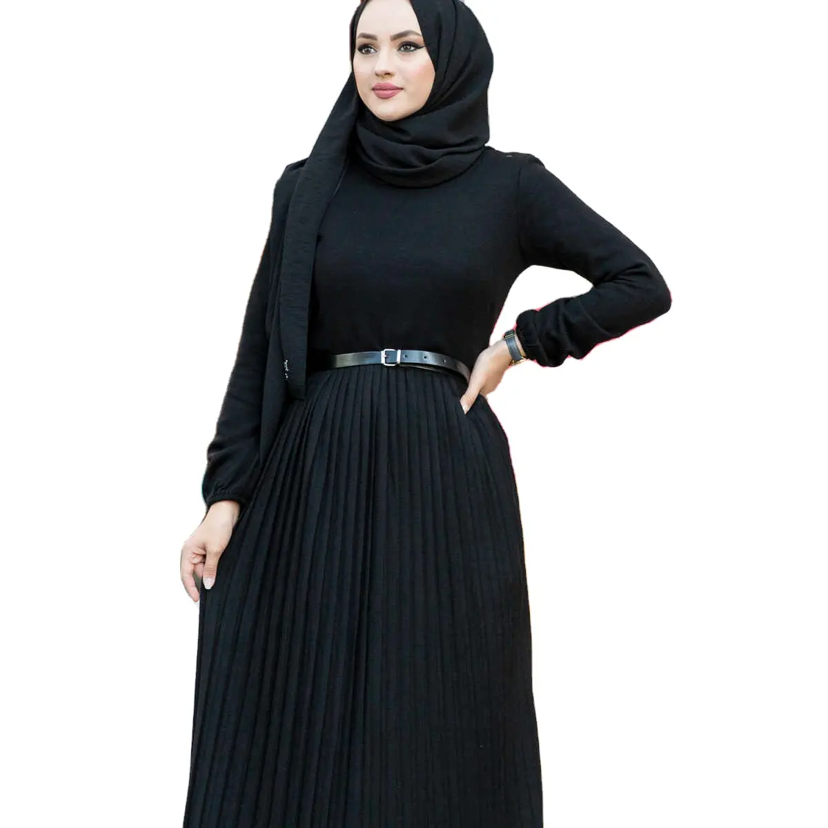 Abaya all'ingrosso abito musulmano Islam abbigliamento Abaya per le donne caftano caftano abiti di preghiera