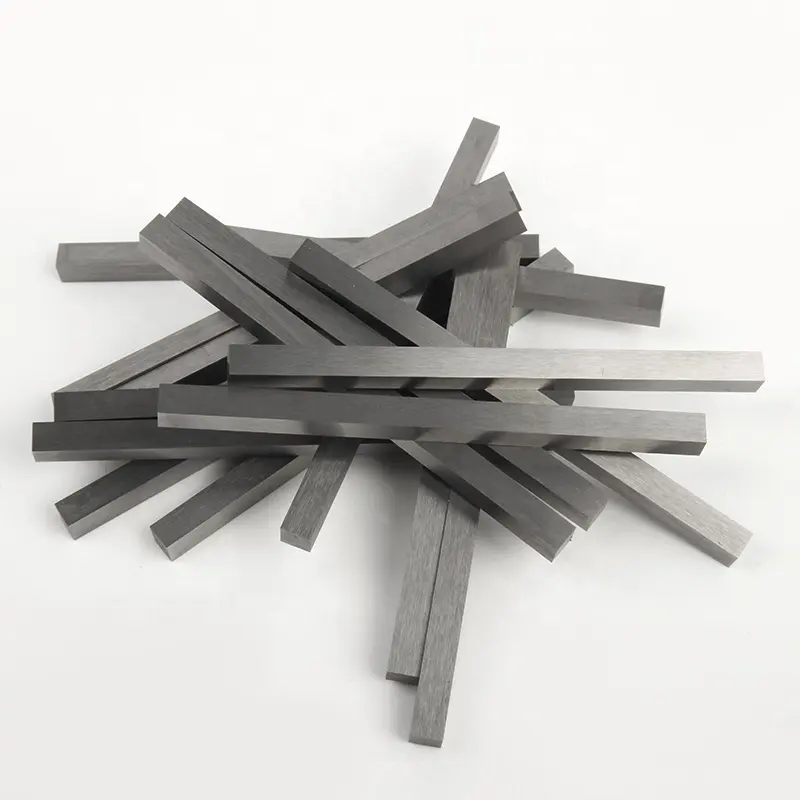 10% Cobalt 5X100X100Mm Tungsten Carbide Rechthoekige Platte Bar Voor Maken Snijmes