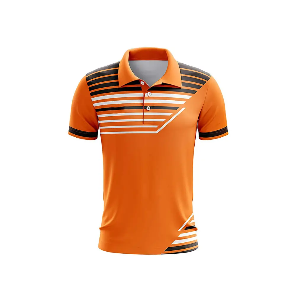 Camiseta polo de algodão 100% para homens, camiseta formal de golfe e negócios