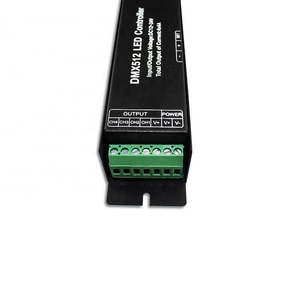DC12-24V 4 * 4A 4ch dijital tüp DMX 512 led dekoder led denetleyici - Product Image 3