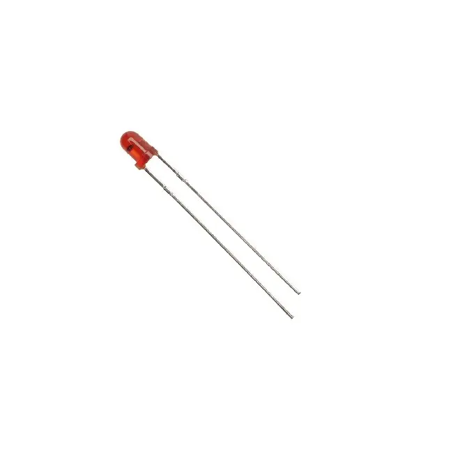 5mm round 25 degree 525nm Red through hole led light emitting diode