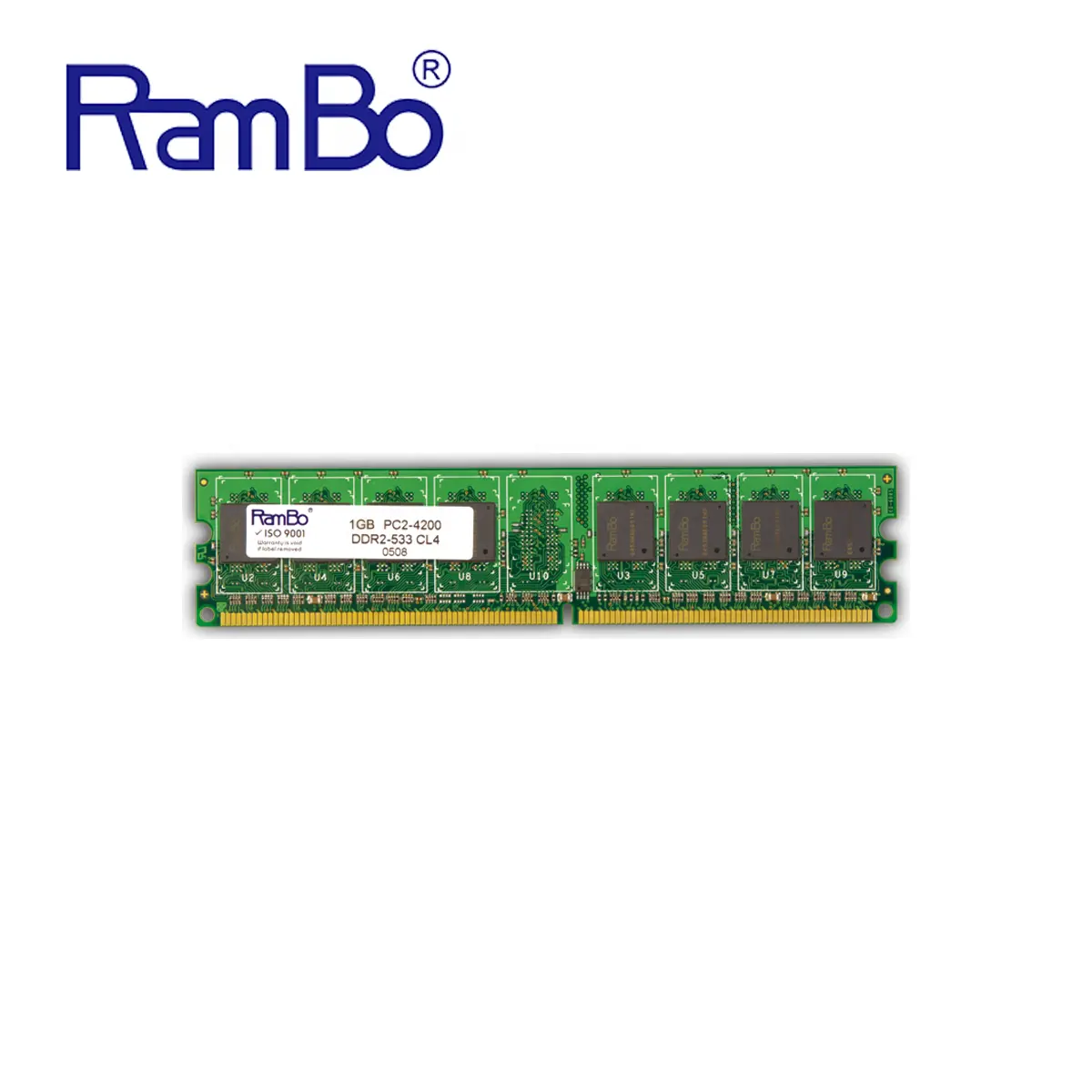 RamBo-módulo de memoria largo dimm DDR2, 533mhz, PC2-4200, 8chips, 1gb de ram de escritorio