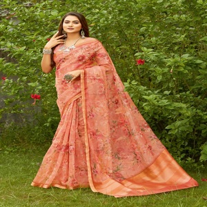 <strong>DESIGNER</strong> ORGANZA SAREE - Product Image 3
